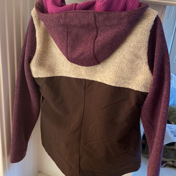 COPY - Title Nine Part Fleece Hooded Jacket Med - Picture 3 of 4